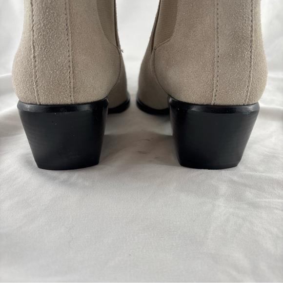 Rag & Bone Joni Suede Leather Chelsea Boots Light Sand Women's 10 Euro 40 - Picture 6 of 15